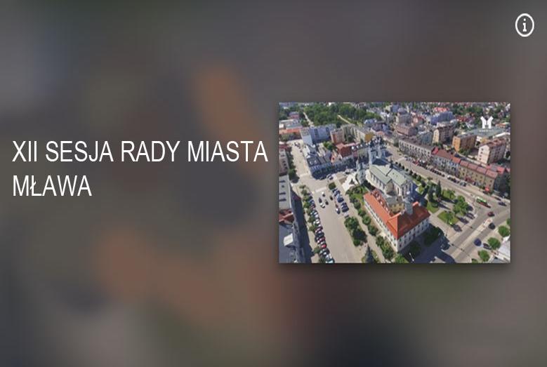 XII Sesja Rady Miasta Mława z dnia 24 września 2019r